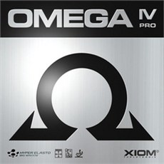 엑시옴 [국산] 탁구러버 OMEGA 4 PRO (오메가4 프로), 빨강 Max