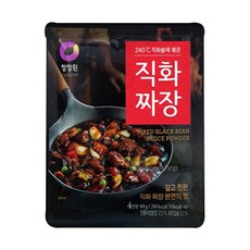 청정원 직화짜장4인분 80g 분말가루 짜장카레 중화요리 즉석조리식품, 30개
