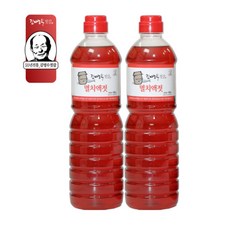 [김명수젓갈][수도권대리점] 멸치액젓 900ml (15시 이전 주문건 당일출고), 2개