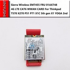 [해외] EM7455 FRU 01AX748 4G LTE CAT6 THINKPAD X1 탄소 5TH X1 요가 2ND X270 T470 T470S T470P T570 L570 L47, 상세내용표시