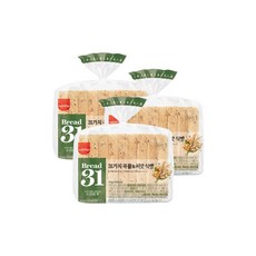 삼립 Bread31 31가지 곡물과씨앗 식빵 420g 3봉 단백질10g 고식이섬유 저당, 3개