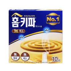 홈키파 무색소 모기향 10p, 홈키파 모기향 10p x 5개, 1개