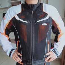 모모쭌 여름 KTM 매쉬 레이싱 오토바이 자켓 바지