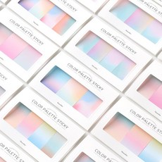 컬러 팔레트 스티키 그라데이션 점착메모지, Gradation 401