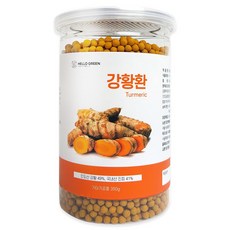 헬로우그린 인도 강황환 350g 대용량 인도산 강황 터머릭 커큐민, 1개
