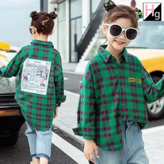 주니어체크셔츠