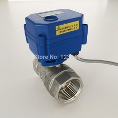 Dn25 i 인치 스테인레스 스틸 전동 볼 밸브 dc5v 12 v 24 v ac220v 전기 볼 밸브 1 "cr01 cr02 cr03 cr04 cr05|밸브|, 1개, 단일