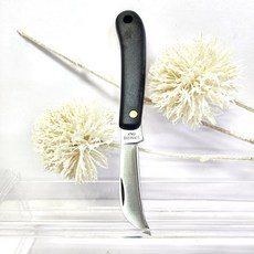 (Italy) 접이식 검정색 꽃 칼(Flower Knife) 1개/화훼기능사 준비물/생화커팅 접도칼, 1개