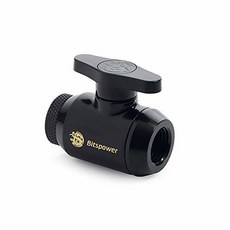 Bitspower Mini Valve with Rotary Inner G1/4 Port and Inner G1/1136490, 상세내용참조