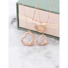 14K 러블리 볼륨 하트 팬던트