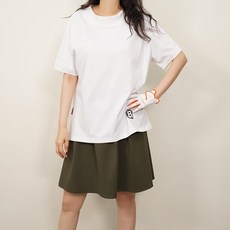빅걸스토리골프 여성 빅사이즈 A핏 라운드 반팔 골프티