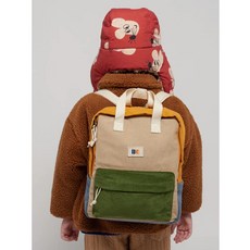 [BOBO CHOSES] 보보쇼즈 23FW 키즈백팩 Corduroy Color Block schoolbag 223AI005