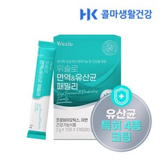 콜마생활건강 위슬로 면역 & 유산균 패밀리, 1개, 30포