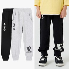 오후 중계점 *오후X포캣몬스터 콜라보 상품* 포켓몬스터 팬츠 (2Color) 포켓몬스터 캐릭터 피카츄 포인트 디자인 조거 스타일 트레이닝 팬츠 7~13세