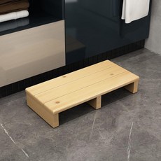 사무실발받침대 책상발받침대 컴퓨터 사무용 원목 나무 발받침대, I_길이 70 x 너비 30 x 높이 11 방, 1개