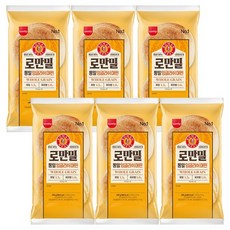삼립 로만밀 통밀 잉글리쉬머핀 240g (4개입) x 6개 / 저당 머핀 냉동빵
