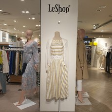 르샵 스트라이프 민소매 맥시 원피스 오피스룩 여름원피스 프린트원피스 결혼식하객패션 피스
