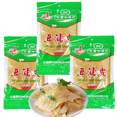 홍홍 중국식품 중국 문봉 두유피 훠궈 마라탕 사리 두부피, 100g, 3개