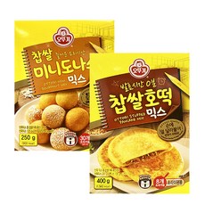 오뚜기 찹쌀 미니 도나스250g + 찹쌀 호떡믹스400g, 1개