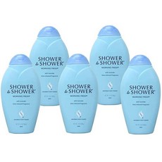 Shower to Shower Absorbent Body 파우더 모닝 프레시 - 368.5g13온스 5개 팩, 368.5g