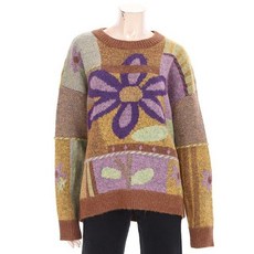 ab.f.z GD01 루즈핏 모 볼드꽃무늬 스웨터 AFX4QW51K