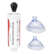 질식방지키트 응급처치 호흡 트레이너 흡입 진공 휴대용 가정용 음식점 방지 기도 보조, 1개