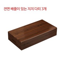사무실발받침대 책상발받침대 컴퓨터 사무용 원목 나무 발받침대, L_가로 50 x 세로 30 x 높이 11 방, 1개