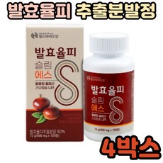 국내산 발효율피 추출 분말정 국내산 밤속껍질 600mg 120정