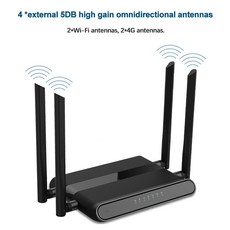 openvpn 5 포트 wifi 무선 라우터 핫스팟 롱 레인지 300mbps 24g 80211n 잠금 해제 와이파이 액세스 포인트 휴대용 부스터무선, 01 MT7620A chip, 01 Black