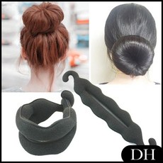 DH 스펀지 똥머리 헤어소품 S10004 헤어용품, DH 1_S10004_블랙