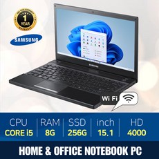 삼성 센스 NT301V5A i5 2세대 15.6 LED SSD256G 램8G 윈10 HD그래픽 중고노트북 사무 업무 인강 그래픽작업 최적화 노트북, WIN10 Home, 8GB, 256GB, 코어i5, 블랙