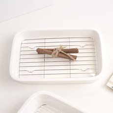 퓨어 발뮤다 세라믹밧드 오븐용그릇 M