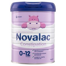 호주 노발락 Novalac Constipation 0-12개월 IT 칸스터페이션 인펀트 포뮬라 아기 특수 분유, 4개, 800g