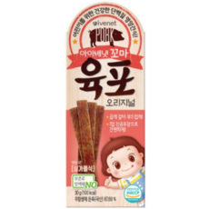 아이배냇 꼬마 육포 30g, 꼬마육포 / 오리지널, 100개