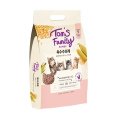 네로앤펫 고양이 모래 톰스패밀리 옥수수 크러쉬 5L, 1개, 레몬 향