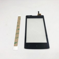 휴대 전화 터치 패널 터치 스크린 레노버 a1000 스마트 폰 터치 스크린 디지타이저 전면 유리 센서 스티커, 1개, White^0
