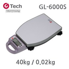 지테크 휴대형 이동저울 40kg 20g GL-6000S 택배 농촌 소호 포장저울, 40kg/20g