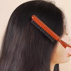 셀담 볼륨업 윤기나는 머리 돈모 헤어 브러쉬, 1개, 우드
