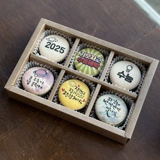 마카롱스튜디오 수능 합격기원 응원 마카롱 선물세트, 6개, 30g