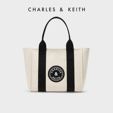 찰스앤키스 23NEW CHARLES&KEITH CK2-30671541 라지 사이즈 대용량 캔버스 토트백