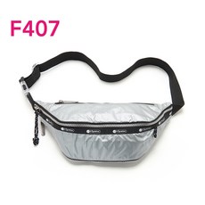 차일드영 패션힙색 LESPORTSAC 악송시 스타일리쉬 솔리드 무지 실버 여성 통용 벨트백 허리색 여행 더플백 3399