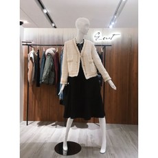 지컷트위드자켓