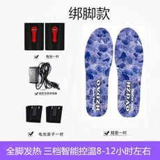 발열깔창 발열신발 발난로 온열 보온 열선 무선 충전식 발열덧신, 란 [3단 온도조절 8-12시간], 35 / 225개