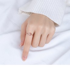 클루 [행운모티브] 행운을 이루어주는 힘 해와 달 실버 미스링 CLRR201001PW 반지