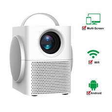 미니빔프로젝터 안드로이드 풀 HD 1080P LCD 미니 와이파이 비디오 무선 멀티 스크린 모바일 PR55001 미니빔 홈시어터 가정용 캠핑용 소형빔, 11.android version 01 - AU 플러그