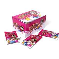 새쿰이 25g 30개 젤리 카라멜 사탕 군것질 간식 가공 식품 문방구 편의점