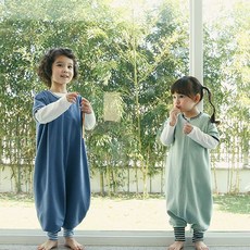 히요코베이비 유아 수면조끼 아기 수면잠옷 쮸리스판 슬립색