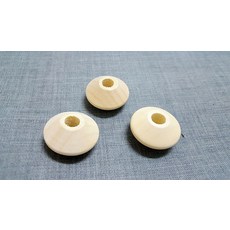 유니크몰 구슬 산주 12MMX25MM 우드 주판 형 비즈 DIY 액세서리 재료 부품 원목색 모빌