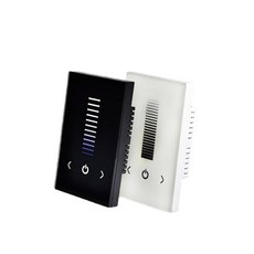 영상분배기 스마트 터치 패널 조광기 벽 스위치 255 레벨 밝기 단색 LED 컨트롤러 스트립 조명용 DC 12V, white