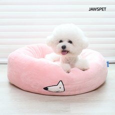 죠스펫생활방석 도넛방석 강아지방석 쿠션 고양이방석 극세사 원형방석 애견방석 모음, 죠스펫 베이직 생활방석 (핑크) Basic